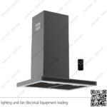 شفاط مطبخ بيورتي مخفي 5 سرعات 60 سم رمادي TSD DARK INOX PRO PLUS 1000m3/h