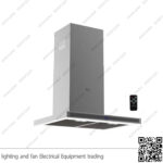 شفاط مطبخ بيورتي مخفي 5 سرعات 60 سم فضي TS PRO PLUS X 1000m3/h