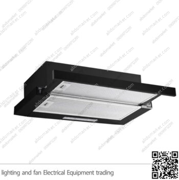 شفاط مطبخ بيورتي مخفي مسطح 3 سرعات 60 سم اسود HIDDEN BL 650m3/h