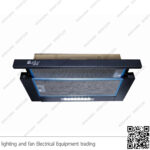 شفاط مطبخ بيورتي مخفي مسطح 3 سرعات 60 سم اسود HIDDEN BL 650m3/h