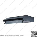 شفاط مطبخ بيورتي مخفي مسطح 3 سرعات 60 سم اسود PIATTA BL 460m3/h