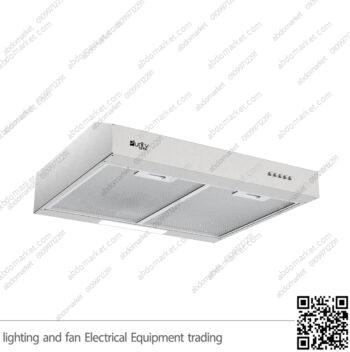 شفاط مطبخ بيورتي مخفي مسطح 3 سرعات 60 سم فضي PTSLIM X 450m3/h