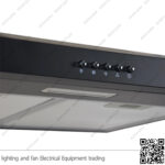 شفاط مطبخ بيورتي مخفي مسطح 3 سرعات 80 سم اسود PT SLIM PLUS BL 450m3/h