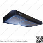 شفاط مطبخ بيورتي مخفي مسطح 3 سرعات 80 سم اسود PTSLIM BL 450m3/h