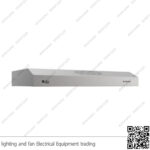 شفاط مطبخ بيورتي مخفي مسطح 3 سرعات 80 سم فضي PTSLIM X 450m3/h