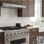 شفاط مطبخ بيورتي مخفي مسطح 3 سرعات 80 سم فضي PTSLIM X 450m3/h