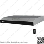 شفاط مطبخ بيورتي مخفي مسطح 3 سرعات 90 سم فضي PT SLIM PLUS X 450m3/h