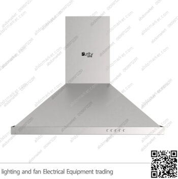 شفاط مطبخ بيورتي هرمي 3 سرعات 90 سم فضي PANSY PLUS 1000m3/h