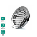 جريلة خارجية ستانلس ستيل 5 بوصة بشبكة