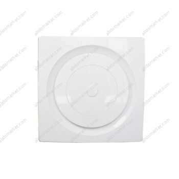 شفاط سقف جبسبورد 25 سم مصمت ابيض مدور yelowberg